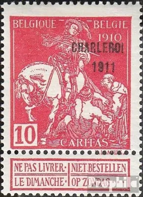 Produktbild von Briefmarken Belgien 1911 Mi 88III mit Falz Tuberkulose