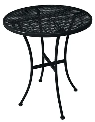 Productafbeelding van Bolero rundvlees snijplank met stalen patroon, 600 mm, zwart, met een stalen frame en plaat