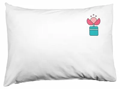 Kissenhülle 50 x 35 cm Weiß Polyester Dekorativ