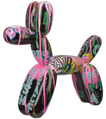 Produktbild von Casablanca by Gilde Figur Hund Pallone schwarz H. 40 cm, 59604