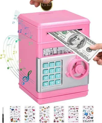 Immagine prodotto di Portamonete elettronico per bambine, rosa, 3-12 anni