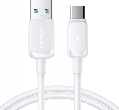 Obrázek produktu pro Joyroom USB-A až USB-C Kabel pro rychlé nabíjení, 3A, 1,2 m - bílý