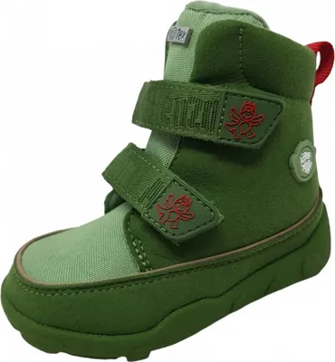 Produktbild von Affenzahn Vegan Comty \  Drache\  Jungen Klettstiefel in Grün, Größe 22