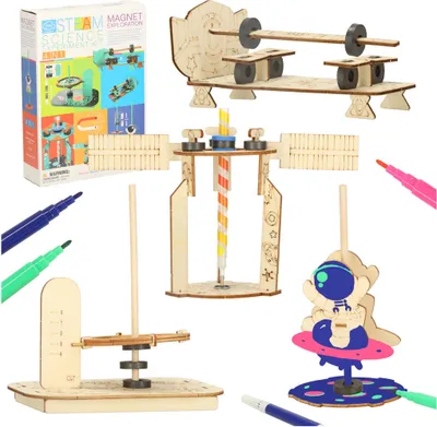 Zdjęcie produktu dla Zestaw eksperymentów naukowych DIY Magnetyc 4 w 1