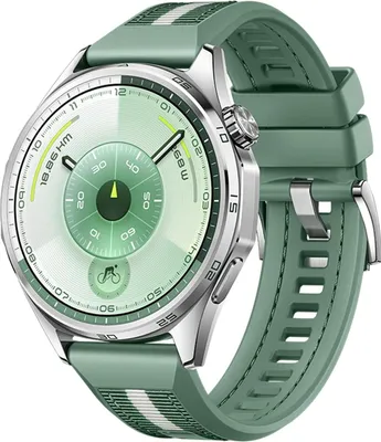 Produktbild von Huawei WATCH GT6, 46mm Green Woven Strap, 55020FTV, (Atum-B19W)
