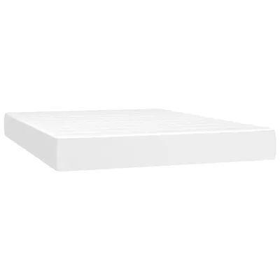 Produktbild von VidaXL 347783, Einzel-/Vollformat, Federkernmatratze, Mittel/Hart, Weiß, Baumwolle, Polyester, Erwachsene