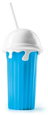 Immagine prodotto di GOURMETmaxx Slushy Maker manuale blu-bianco