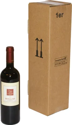 Produktbild von smartboxpro Flaschen-Versandkarton, für 1 Flasche