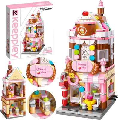 Image de Honigsüßes Desserthaus-Bauset, 344 Teile, als Geschenk