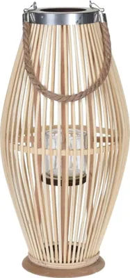 Obrázok produktu pre H&S Collection Laterne 24x48 cm Bambus Natur