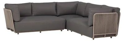 Produktbild von Sora Garten Loungeset Metal/Seil Braun