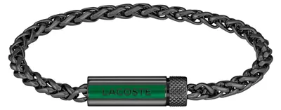 Productafbeelding van Lacoste herenarmband, collectie SPELT, zwart - 2040339