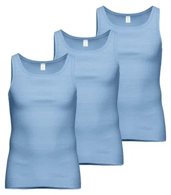 Produktbild von 3er Pack AMMANN Herren Unterhemd Jeans