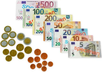 Produktbild von TimeTEX Set Euro-Rechengeld, 44-tlg.