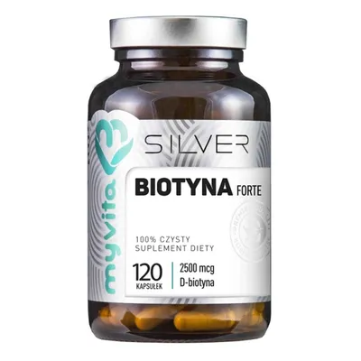 Produktbild von Premium Biotin Nahrungsergänzung für Haar, Haut und Nägel - 120 Kapseln