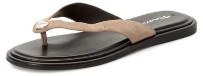 Image de Tamaris, tongs pour femme 32313931363434, beige, taille 38 (EU)