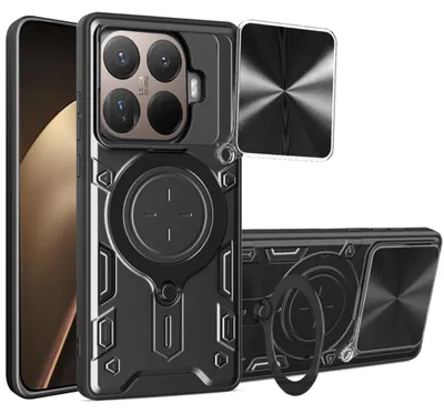 Obrázek produktu pro Techsuit – CamGuard Pro kryt s ochranou fotoaparátu pro Xiaomi 15T Pro – černý