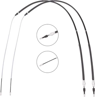Produktbild von RIDEX Handbremsseil Seilzug Feststellbremse für VW Golf IV Schrägheck (1J1) Hinten Links Rechts 124C1123
