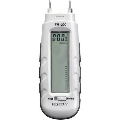 Produktbild von VOLTCRAFT FM-200 Materialfeuchtemessgerät Messbereich Baufeuchtigkeit (Bereich) 0.2 bis 2 % vol Messbereich Holzfeuchti