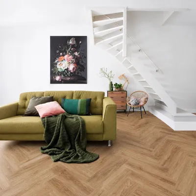 Zdjęcie produktu dla Panele winylowe SPC LVT z podkładem Dąb Kentucky Honey Klasa 33 6 mm, 400096640