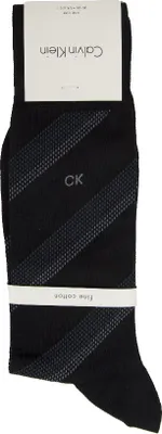 Zdjęcie produktu dla Kufer męski 1 para bawełnianych skarpet CK CALVIN KLEIN artykuł ECP154, 41 Navy, EUR 40/46 - UK 6.5/11, Bawełna 62%,Poliamid 35%,Elasthan 3%