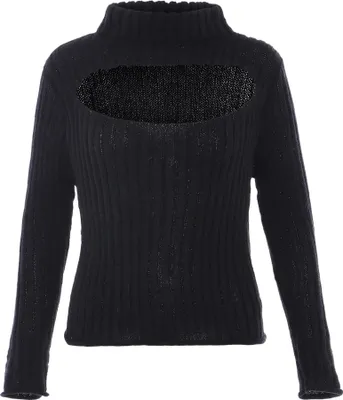Immagine prodotto di Maglione da donna Aleva con cut out - nero, M/L