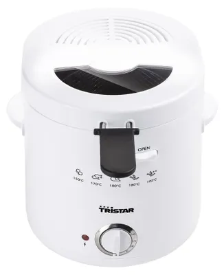 Zdjęcie produktu dla Tristar FR-6941, Frytkownica, 1,5 l, 130 °C, 190 °C, Pojedyńczy, Biały