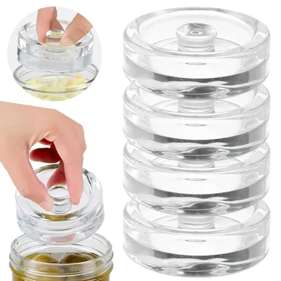 Produktbild von 4PCS Fermentiergewichte Glasgewichte Lebensmittelqualität zum Fermentieren