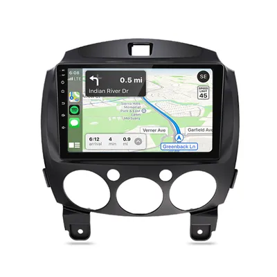 Produktbild von 4+64G carplay autoradio 9''Android15 Für Mazda 2 2007-2013 android auto GPS Navi DAB BT WIFI SWC RDS DSP 4Kern