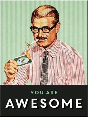 Produktbild von Nostalgic-Art - Magnet 6 x 8 cm - Say it 50's - You Are Awesome