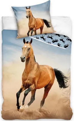 Zdjęcie produktu dla DREAMEE Bettbezug - Koń pustynny - 140x200 cm