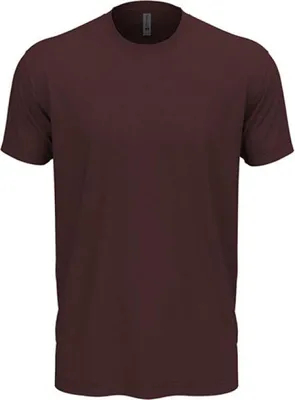 Immagine prodotto di Next Level Apparel 3600 | Maglietta girocollo da uomo, tessuto jersey fine - Colore: Oxblood - Taglia: XS