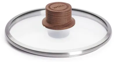 Produktbild von Sicherheitsglas-Deckel, ø 18 cm, Buche - Woll | EcoLogic QXR