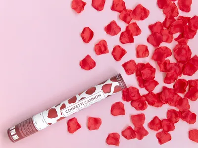 Immagine prodotto di Sparacoriandoli 40 cm petali di rosa rossi