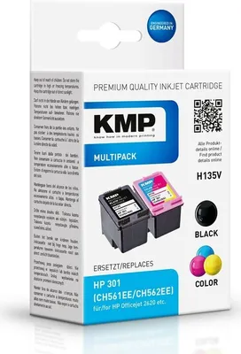 Produktbild von KMP H135V Multipack BK/Color kompatibel mit HP CH 561/562