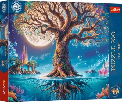 Produktbild von PUZZLE 500 PremPlus TeaTime Zauberbaum 37615
