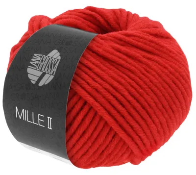 Produktbild von Lana Grossa - Mille II 0074 leuchtendrot