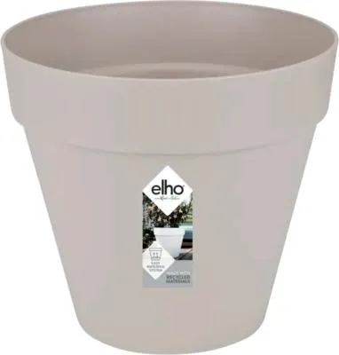 Produktbild von elho loft urban Rund 20 Übertopf - warmes grau