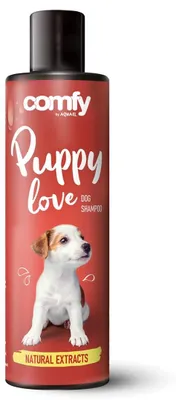 Productafbeelding van Comfy Puppy Love puppy shampoo voor pups | havermout & geitenmelk | 250 ml