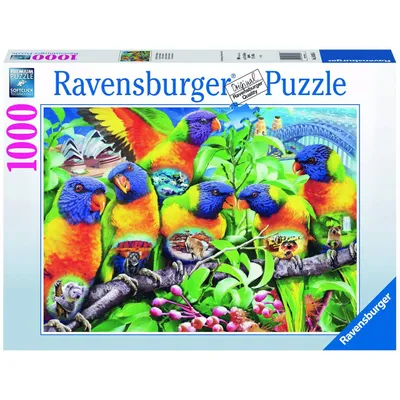 Immagine prodotto di Puzzle 1000El Terra Del Lorichetto 168156 Ravensburger