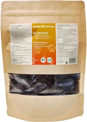 Produktbild von Emiko PetCare Bio Bokashi 500g Fermentiertes Ergänzungsfuttermittel mit Bio-Kräutern für Hunde & Katzen