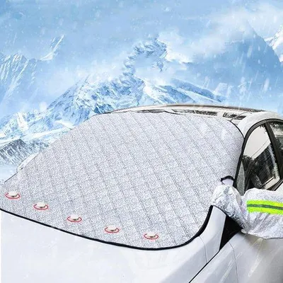Obrázek produktu pro Autoplachta, kryt čelního skla, ochrana proti námraze, protimrazová plachta, kryt čelního skla, ochrana proti námraze, plachta, kryt čelního skla, rozměry 145 x 113 cm
