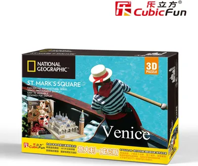 Immagine prodotto di DANTE Cubic Fun Puzzle 3D Wenec.PlacśwMarka 09803