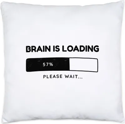 Produktbild von Brain Is Loading Please Wait Emaille Tasse Morgenmuffel Morgenstunde Langschläfer Brain Gehirn Verstand Humor