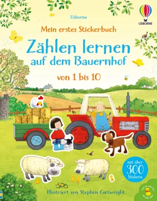 Produktbild von Mein erstes Stickerbuch: Zählen lernen auf dem Bauernhof