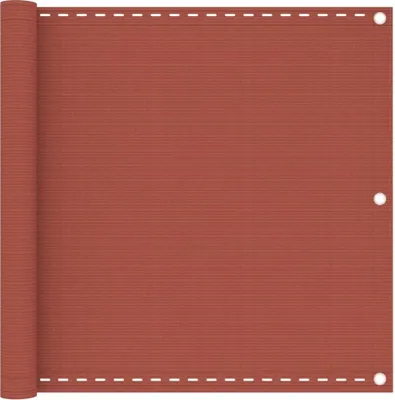 Produktbild von "2026 Promotion" Balkon-Sichtschutz - ANTI-UV - Windschutz - Terracotta-Rot 90x300 cm HDPE - UV-Schutz CC4892