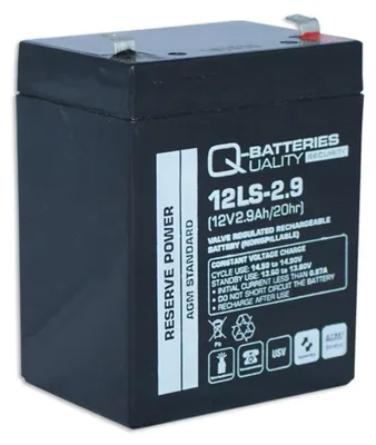 Immagine prodotto di Q-Batteries 12LS-2.9 12V 2.9Ah batteria al piombo / AGM VRLA