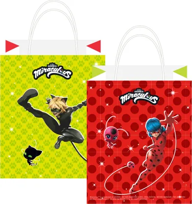 Produktbild von Miraculous Ladybug & Cat Noir 8 Party Tüten