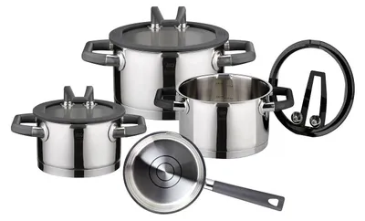 Image de ELO Rondello Set de 4 pots, acier inoxydable ELO PREMIUM 30004