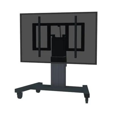 Produktbild von Neomounts PLASMA-M2550TBLACK TV-Trolley 42-85" - motorisiert - Tischneigefunktion, Schwarz, Stahl, 150 kg, 106,7 cm (42"), 2,16 m (85"), 400 x 200,400 x 300,400 x 400,400 x 600,440 x 400,500 x 500,500 x 400,600 x 300,600 x 200,600 x...